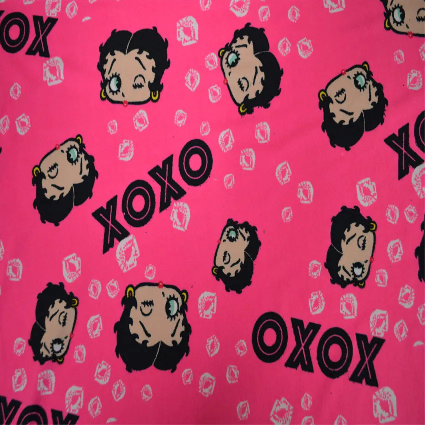 Betty Boop XOXO Hugs and Kisses Fuchsia Nightshirt