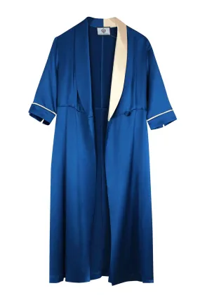 Blue Kimono Style Robe