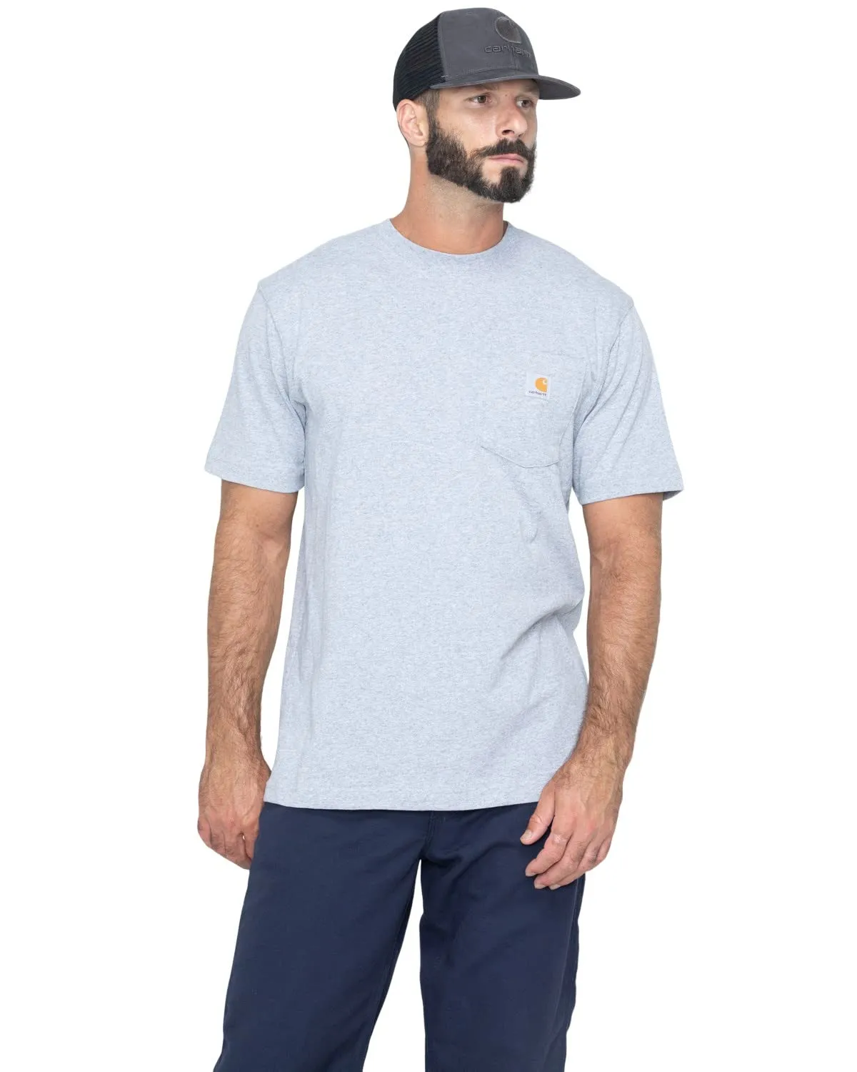 Carhartt K87 Men's Loose Fit Heavyweight Short-Sleeve Pocket T-Shirt