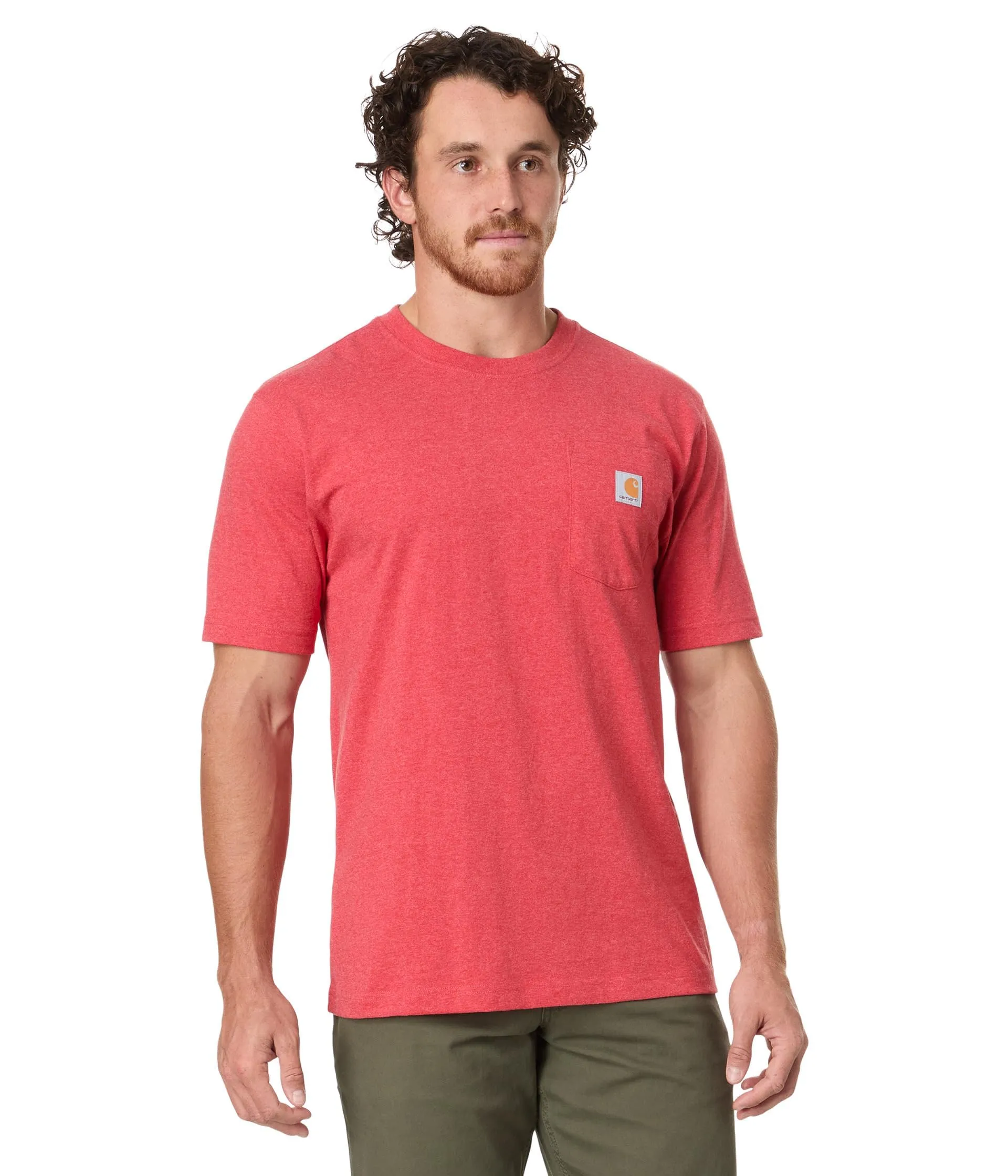 Carhartt K87 Men's Loose Fit Heavyweight Short-Sleeve Pocket T-Shirt