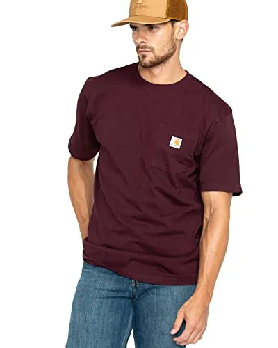 Carhartt K87 Men's Loose Fit Heavyweight Short-Sleeve Pocket T-Shirt