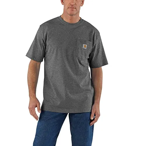 Carhartt K87 Men's Loose Fit Heavyweight Short-Sleeve Pocket T-Shirt