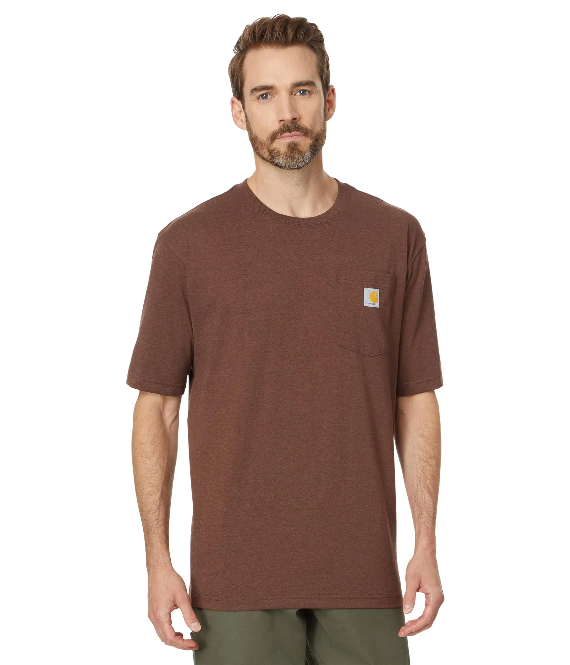 Carhartt K87 Men's Loose Fit Heavyweight Short-Sleeve Pocket T-Shirt