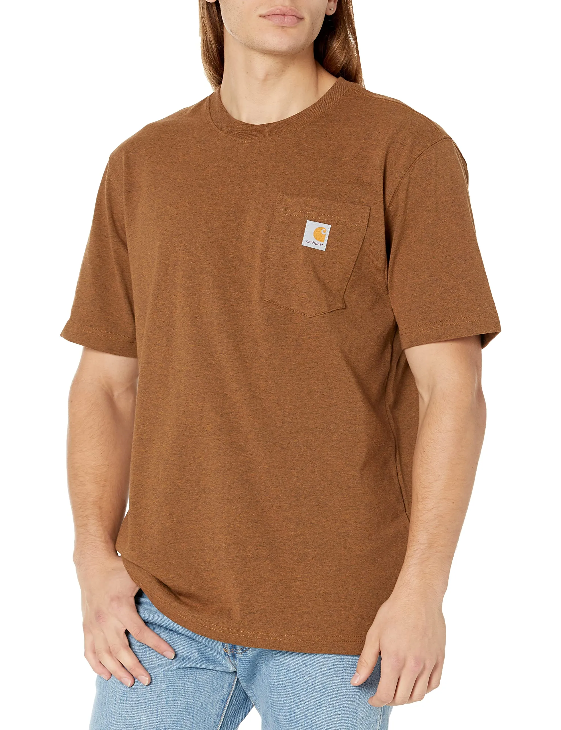 Carhartt K87 Men's Loose Fit Heavyweight Short-Sleeve Pocket T-Shirt