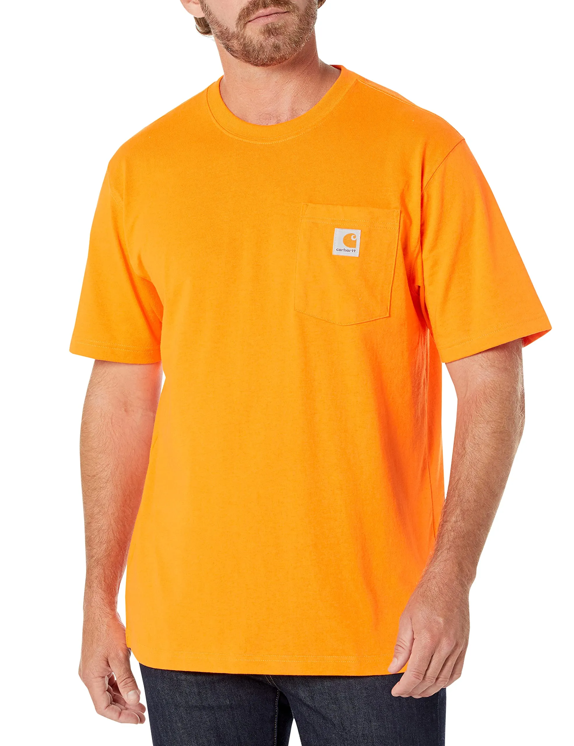 Carhartt K87 Men's Loose Fit Heavyweight Short-Sleeve Pocket T-Shirt