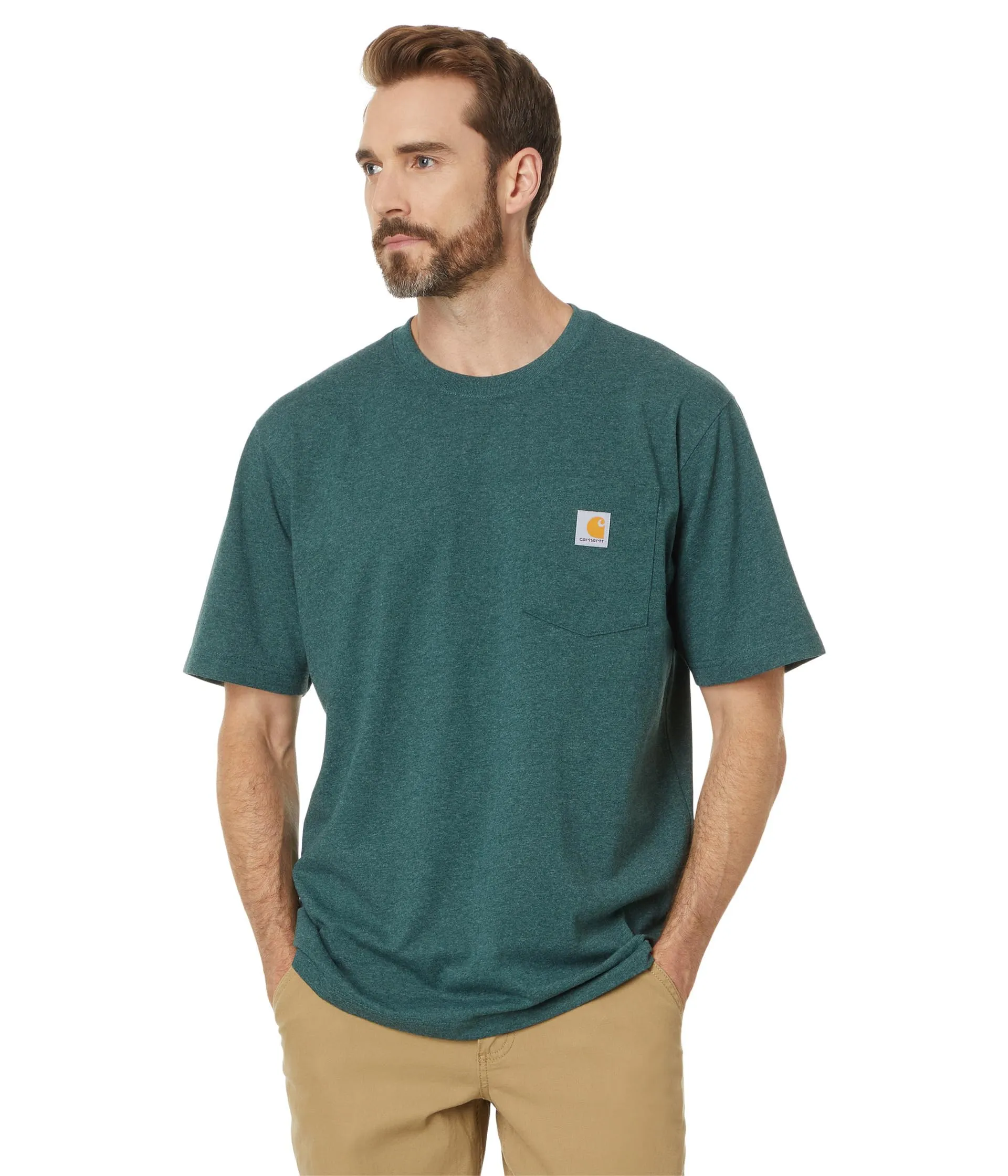 Carhartt K87 Men's Loose Fit Heavyweight Short-Sleeve Pocket T-Shirt