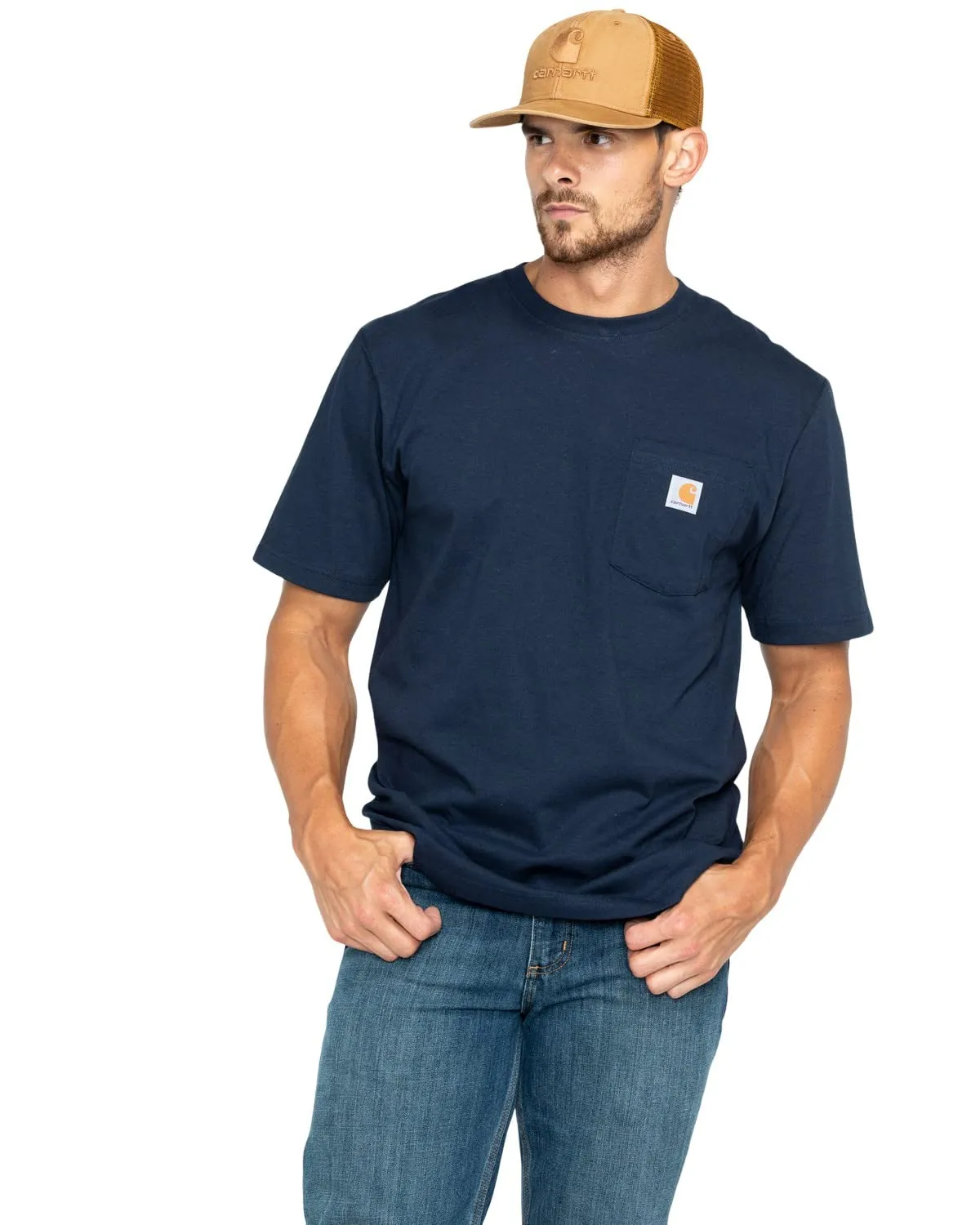 Carhartt K87 Men's Loose Fit Heavyweight Short-Sleeve Pocket T-Shirt