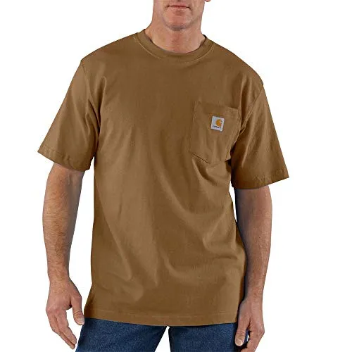 Carhartt K87 Men's Loose Fit Heavyweight Short-Sleeve Pocket T-Shirt