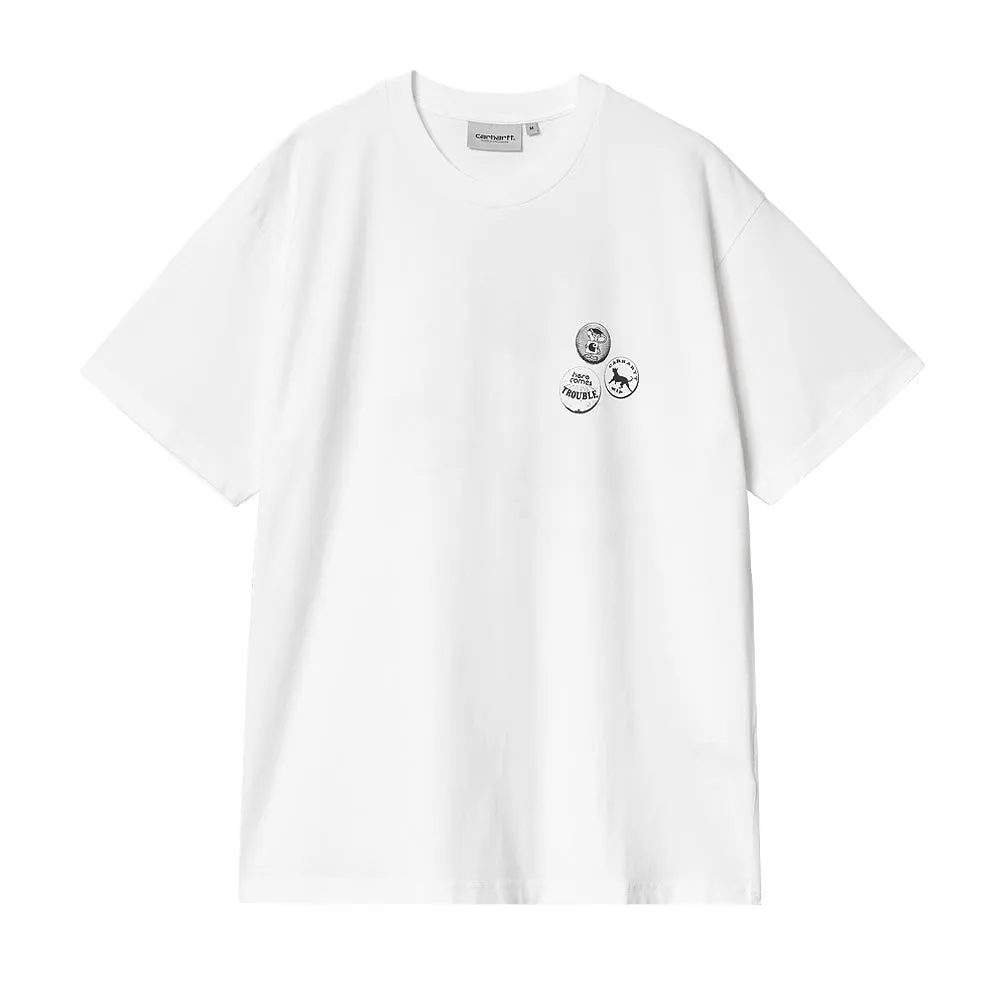 CARHARTT WIP S/S PINS T-SHIRT // WHITE