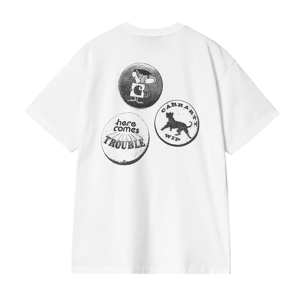 CARHARTT WIP S/S PINS T-SHIRT // WHITE