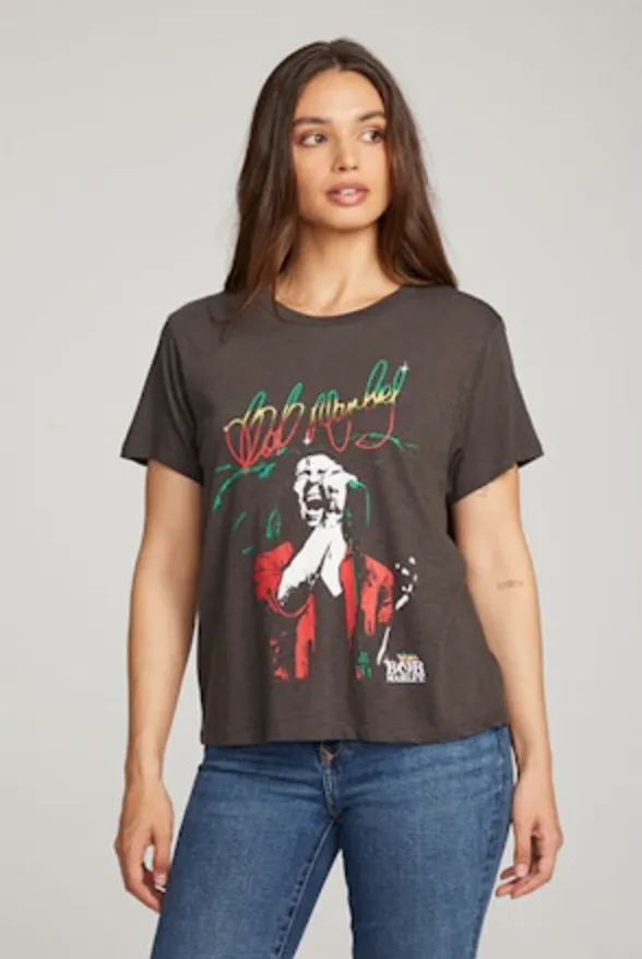 CHA Bob Marley Tee-Blk