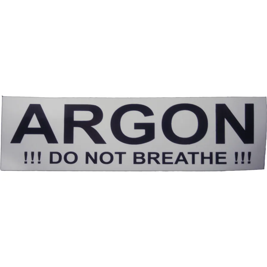 DIRZONE Sticker ARGON (small 17x5 cm)