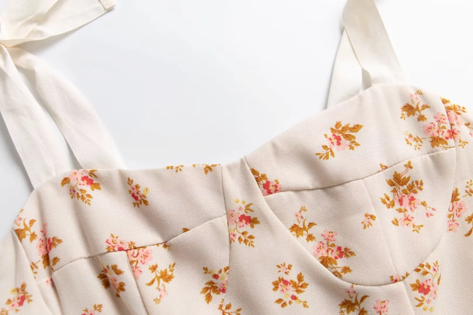 Fleur Floral Bow-Tie Top