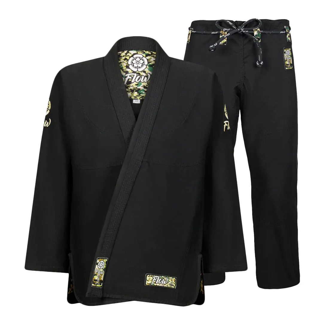 Flow Kimonos Air 6.6 BJJ Gi - Black