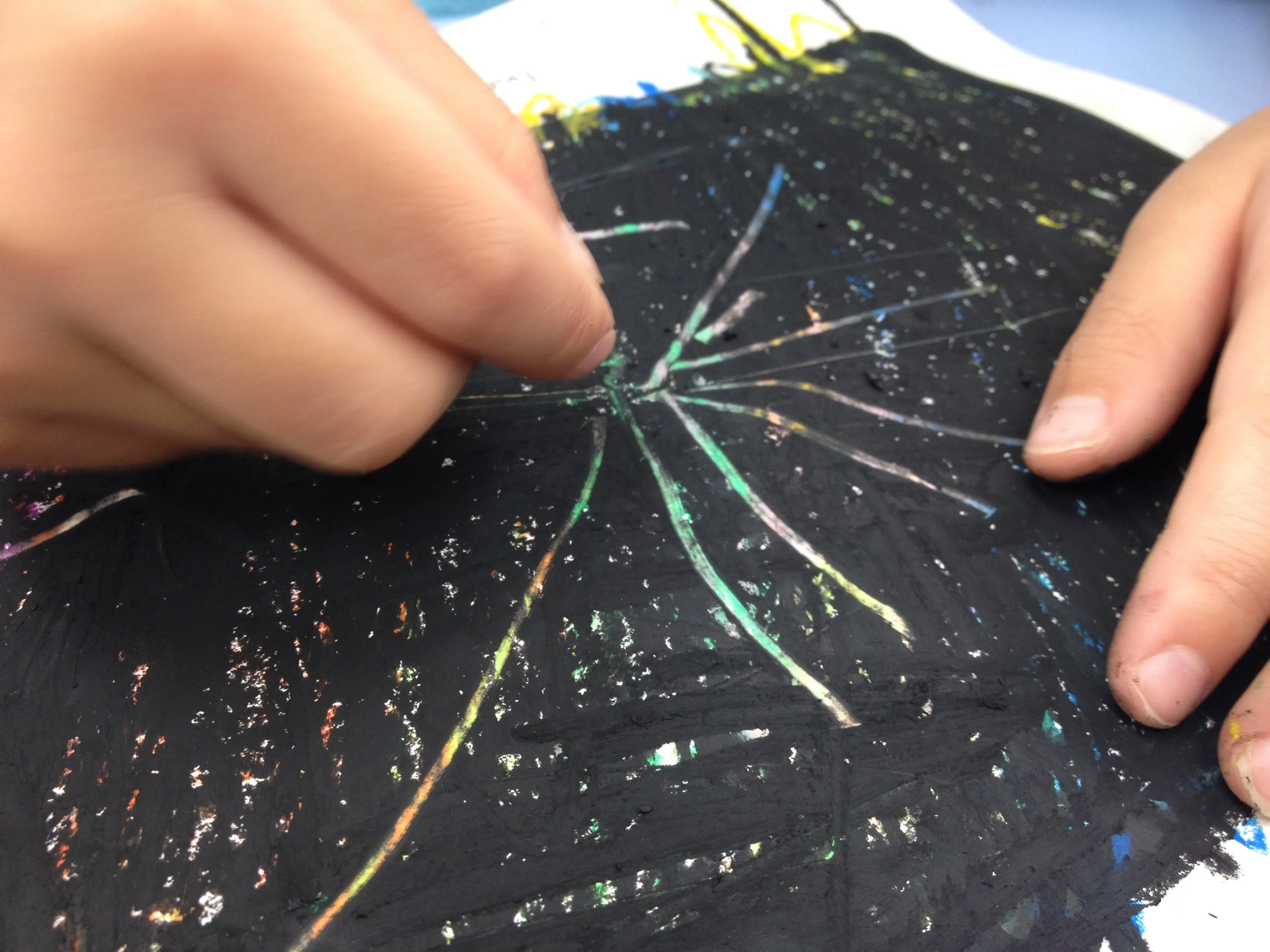 Free Japanese Children's Hanabi Fireworks Craft Template. Digital Download.