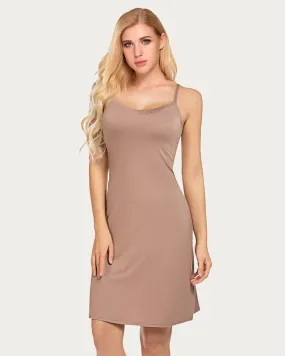 Full Slips Nightgown V Neck Dress