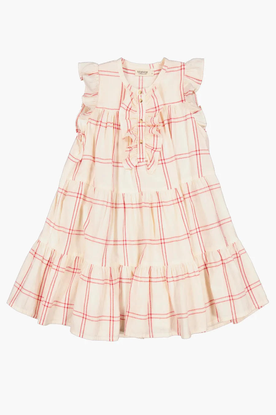 Girls Dress MarMar Copenhagen Dasha Red Check