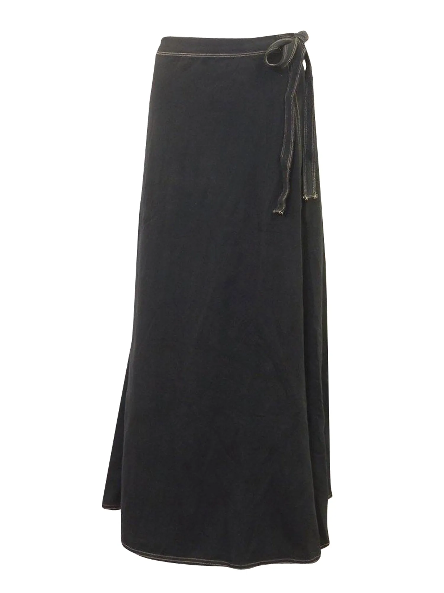 Hard Tail Long Wrap Skirt (W-964)