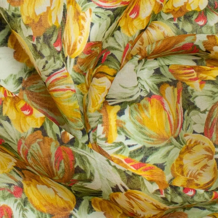 Japanese Pure Cotton Lawn Floral Prints Design-95