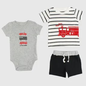 Little Hero 3-Piece Outfit Set