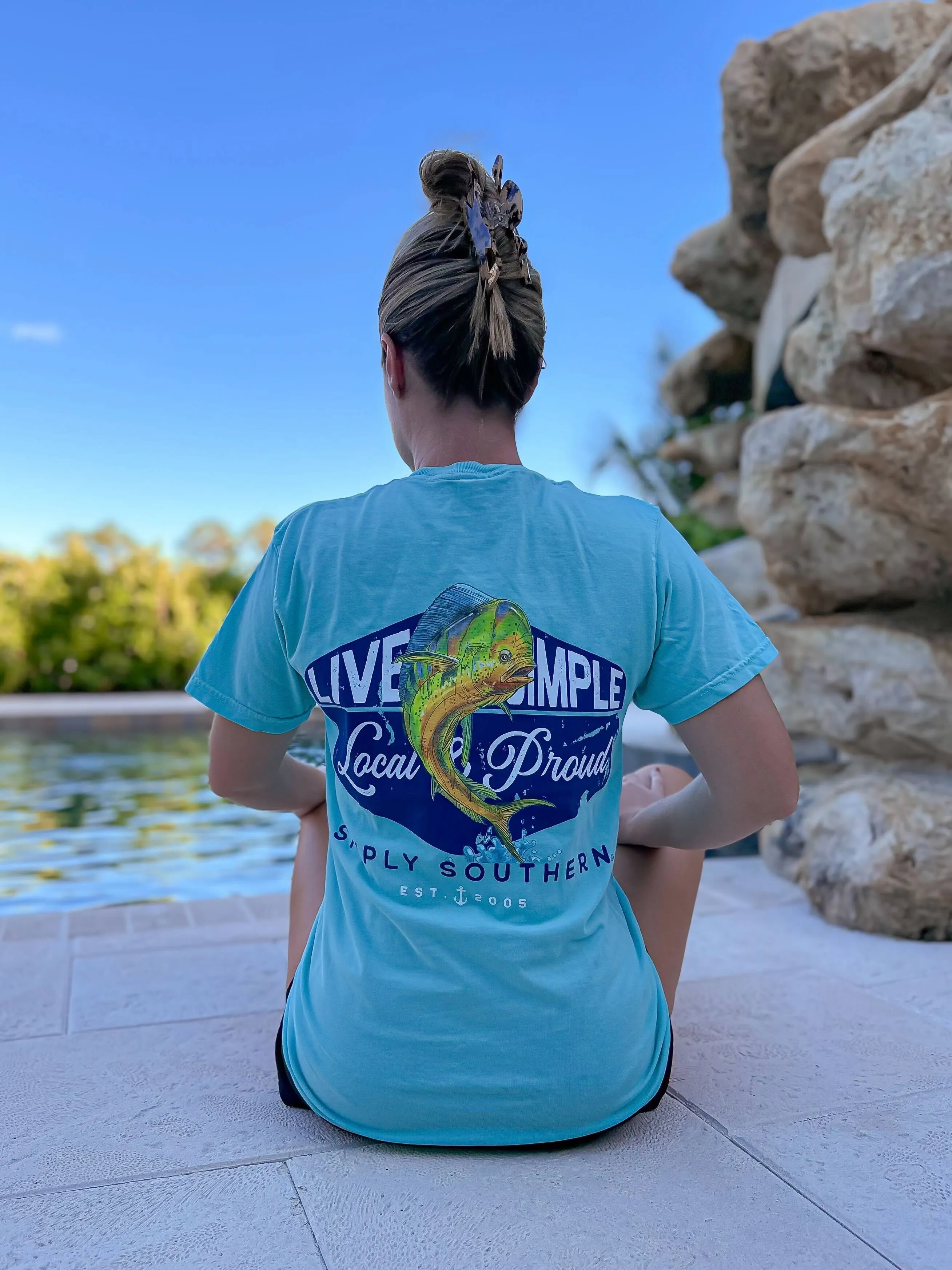 'Live Simple' Mahi Short Sleeve Tee by Simply Southern