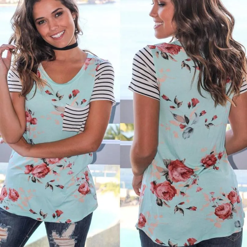 Loose Cotton Flower Print