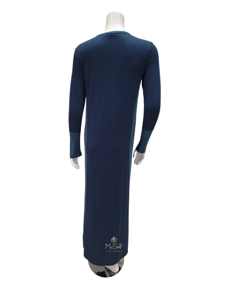 Me Moi Ocean Navy 2 Tone Modal Nightgown