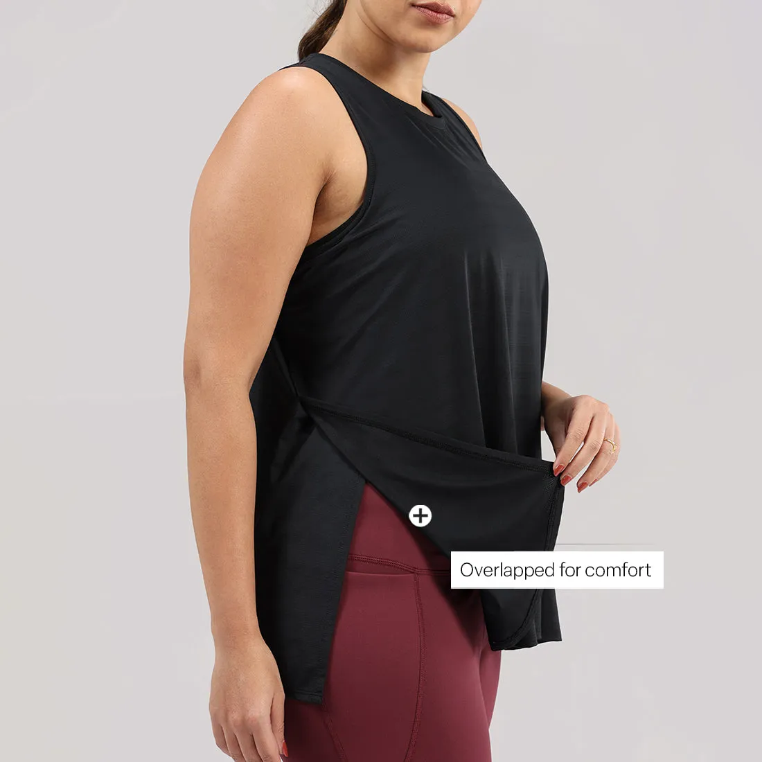 Most Breathable - Overlapped Mesh Tank