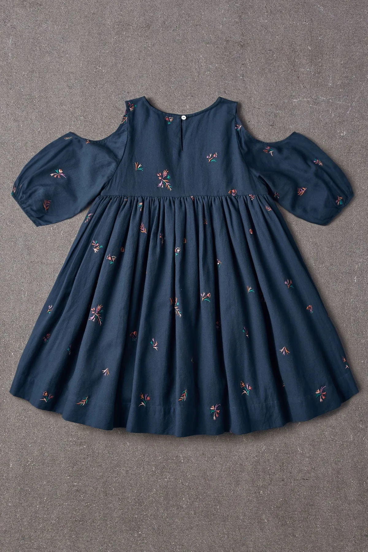 Nellystella Vanessa Girls Dress - Autumn Melody Embroidery