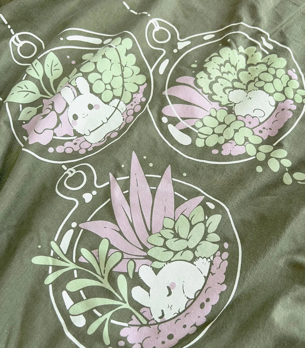 Plant Terrarium Bunnies Shirt