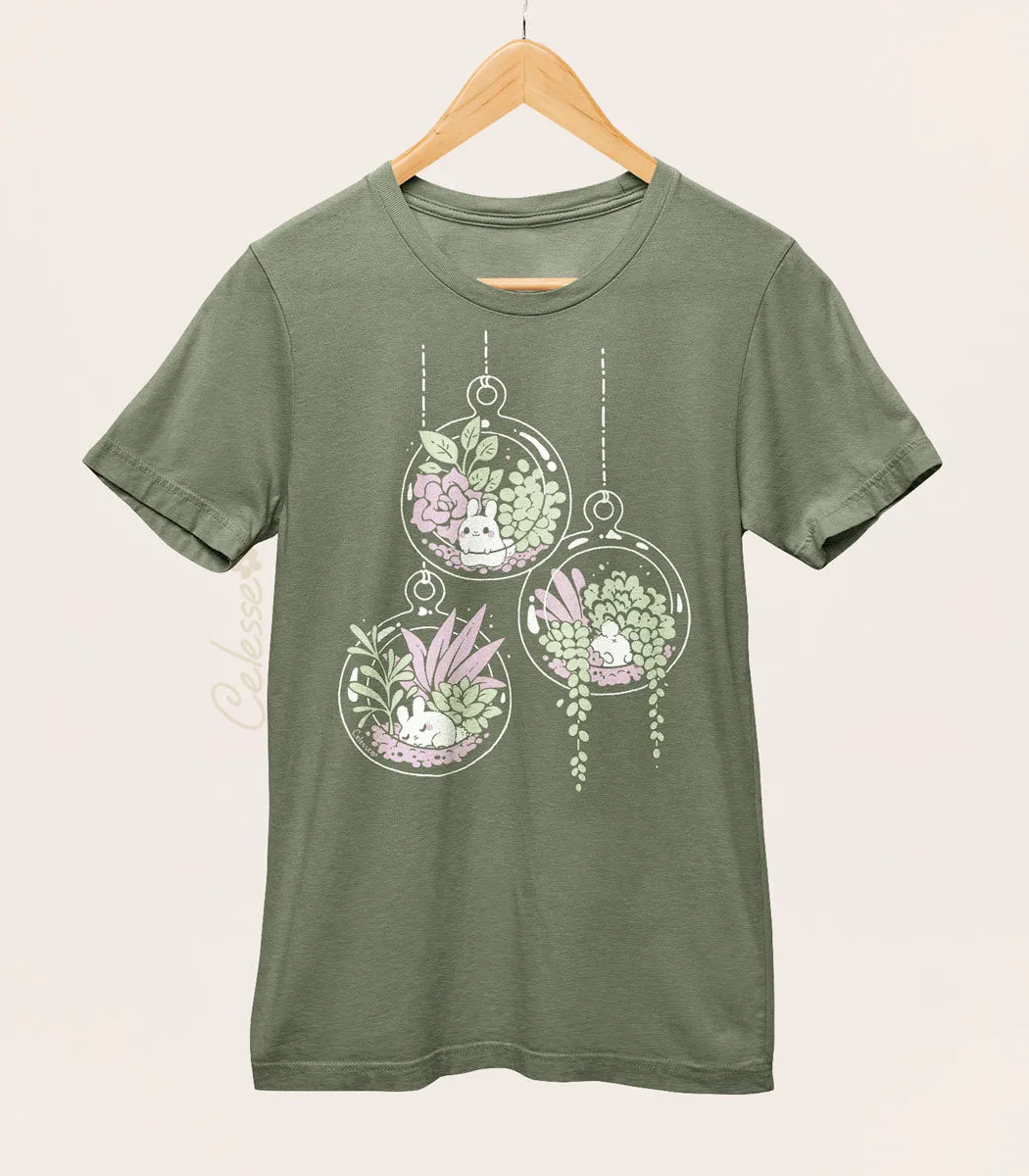 Plant Terrarium Bunnies Shirt