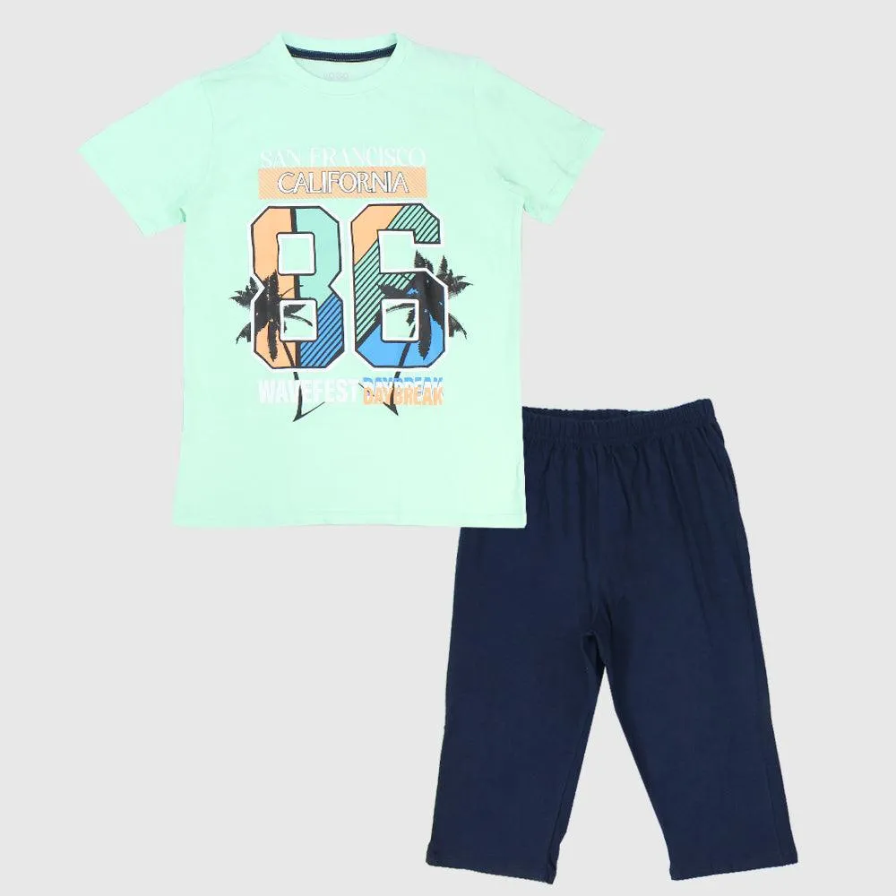 "California 86" Short-Sleeved Pajama