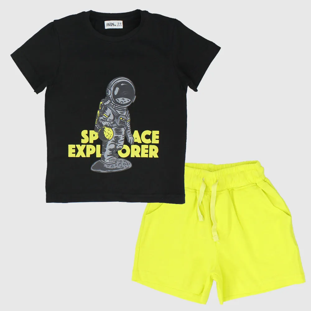 "Space Explorer" Short-Sleeved Pajama