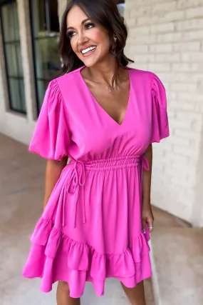 Raleigh Vivid Pink Dress