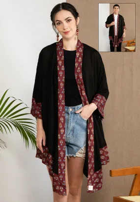 Robe Kimono (Bordeaux)