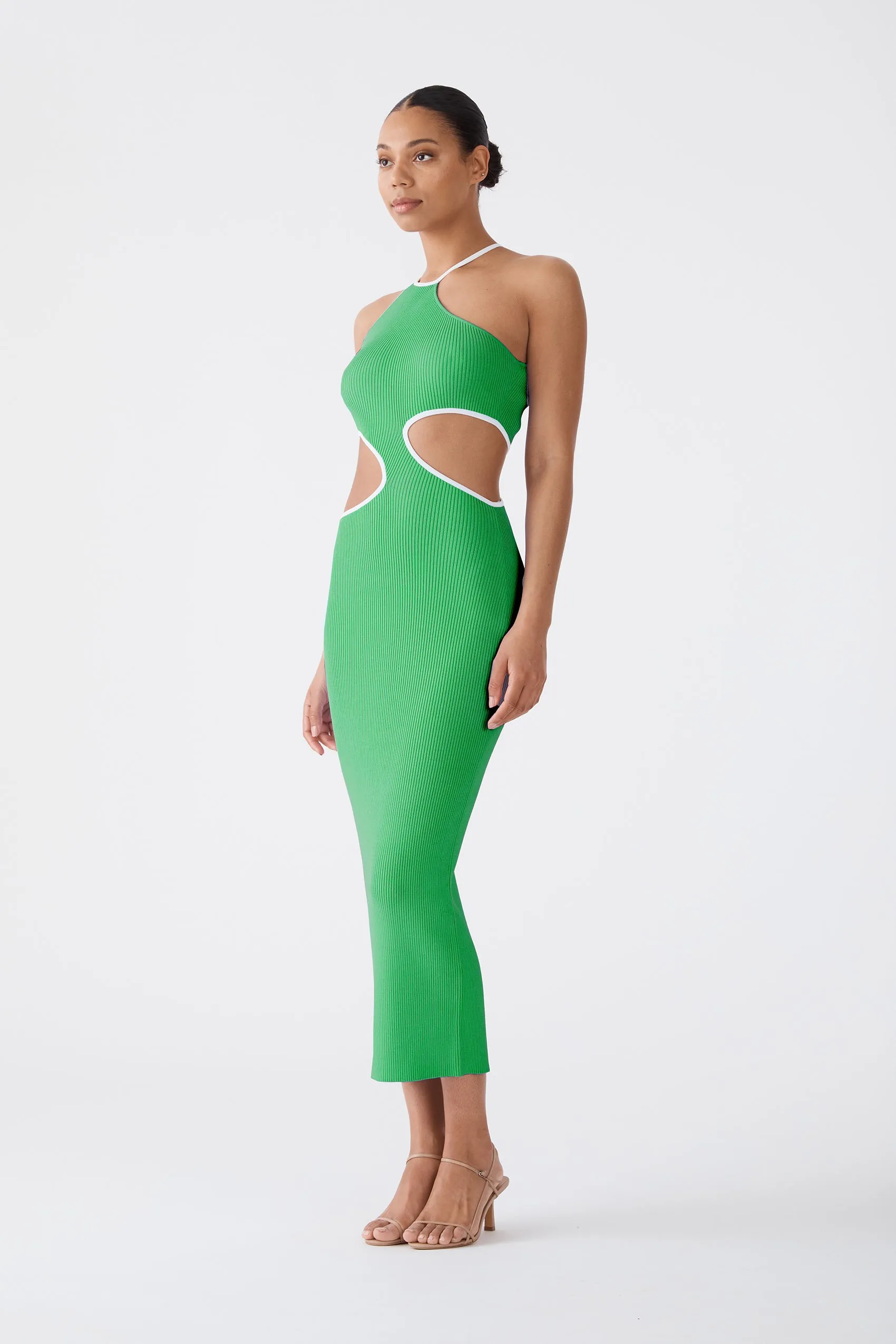 San Sloane Lya Dress Vivid Green