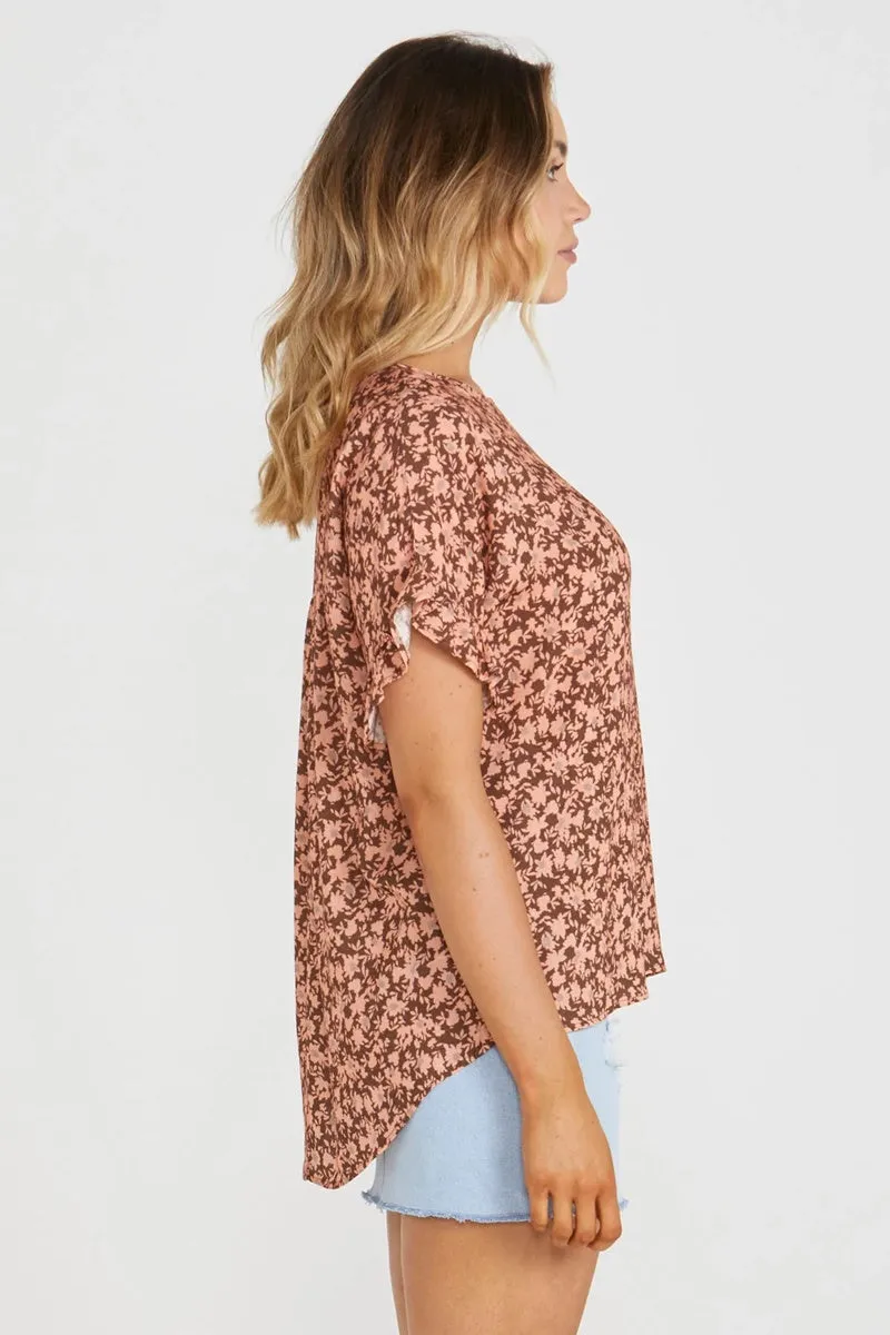 Sass - Juliet Shell Top - Musk Field