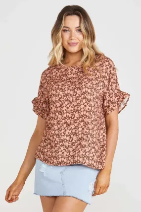 Sass - Juliet Shell Top - Musk Field