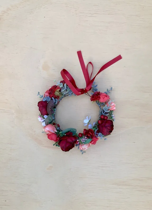 Scarlett Rose Girls Flower Crown