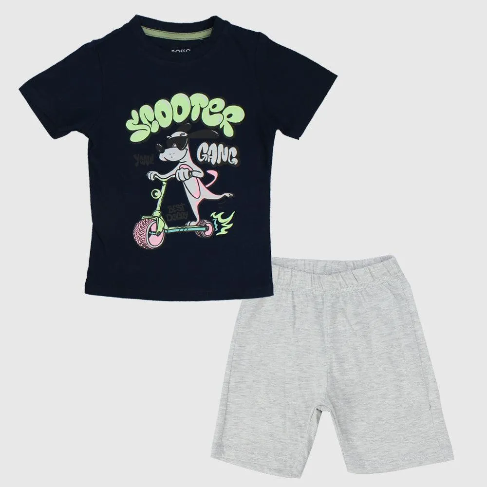 Scooter Gang Short-Sleeved Pajama