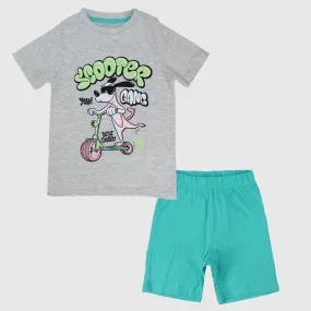 Scooter Gang Short-Sleeved Pajama