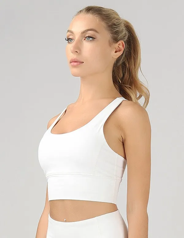 Strappy Back Active Crop Top