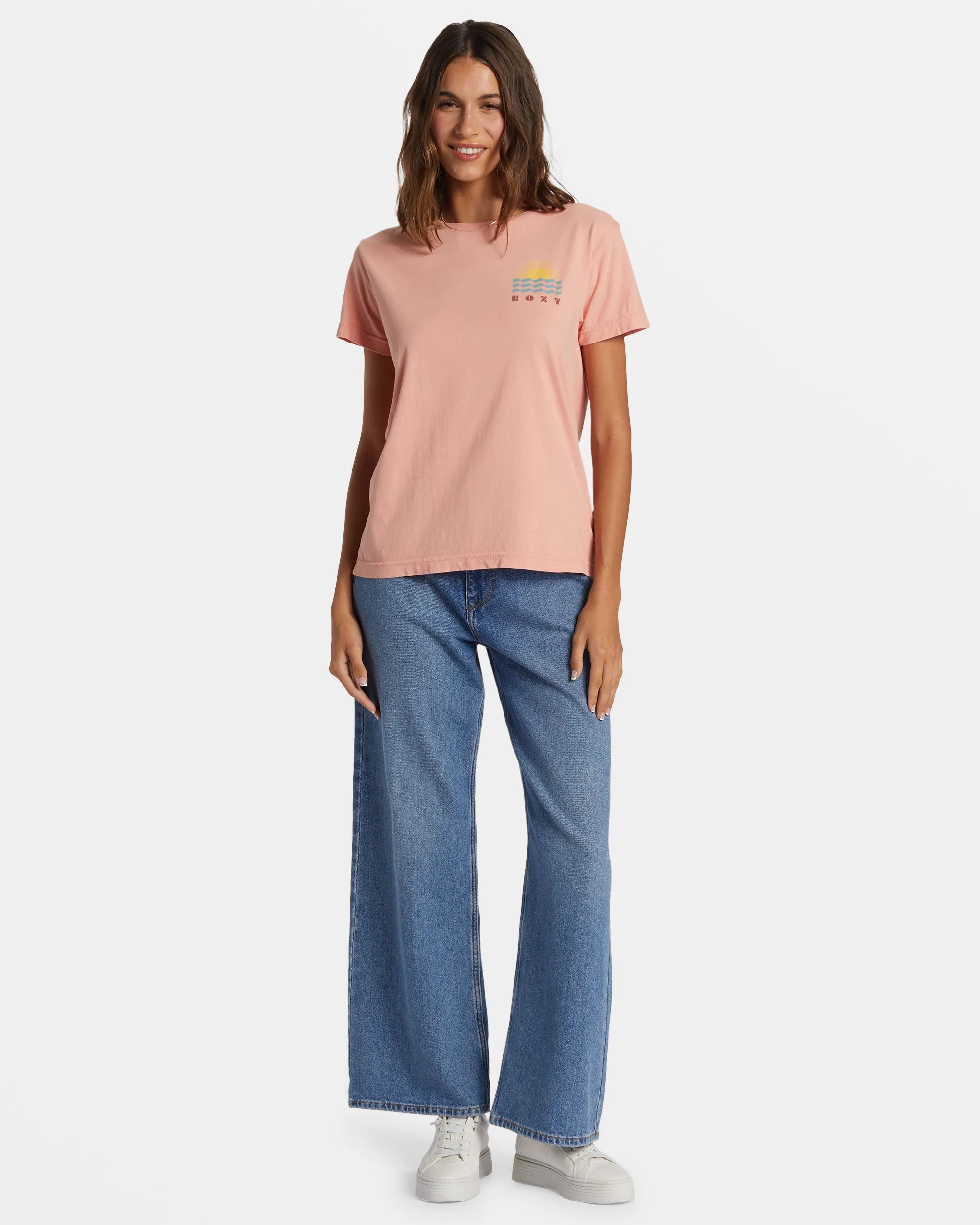 Sun Spun T-Shirt - Candlelight Peach