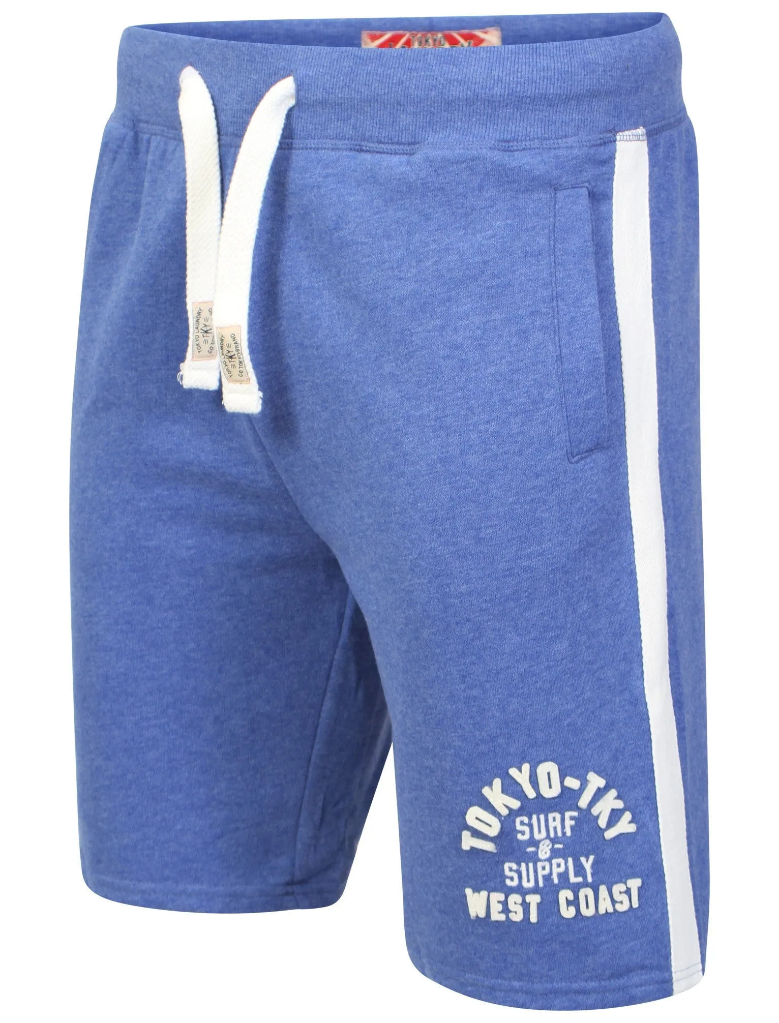 Sweat Shorts in Cornflower Blue Marl - Tokyo Laundry