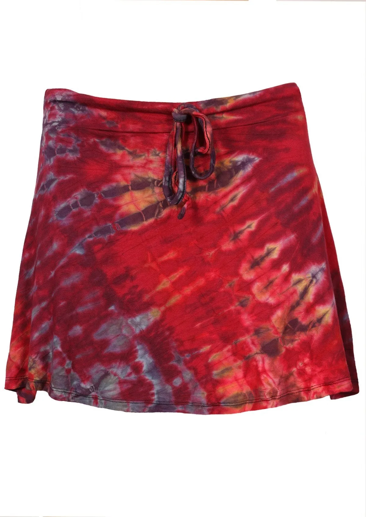 Tie Dye Skirt with Tie-up