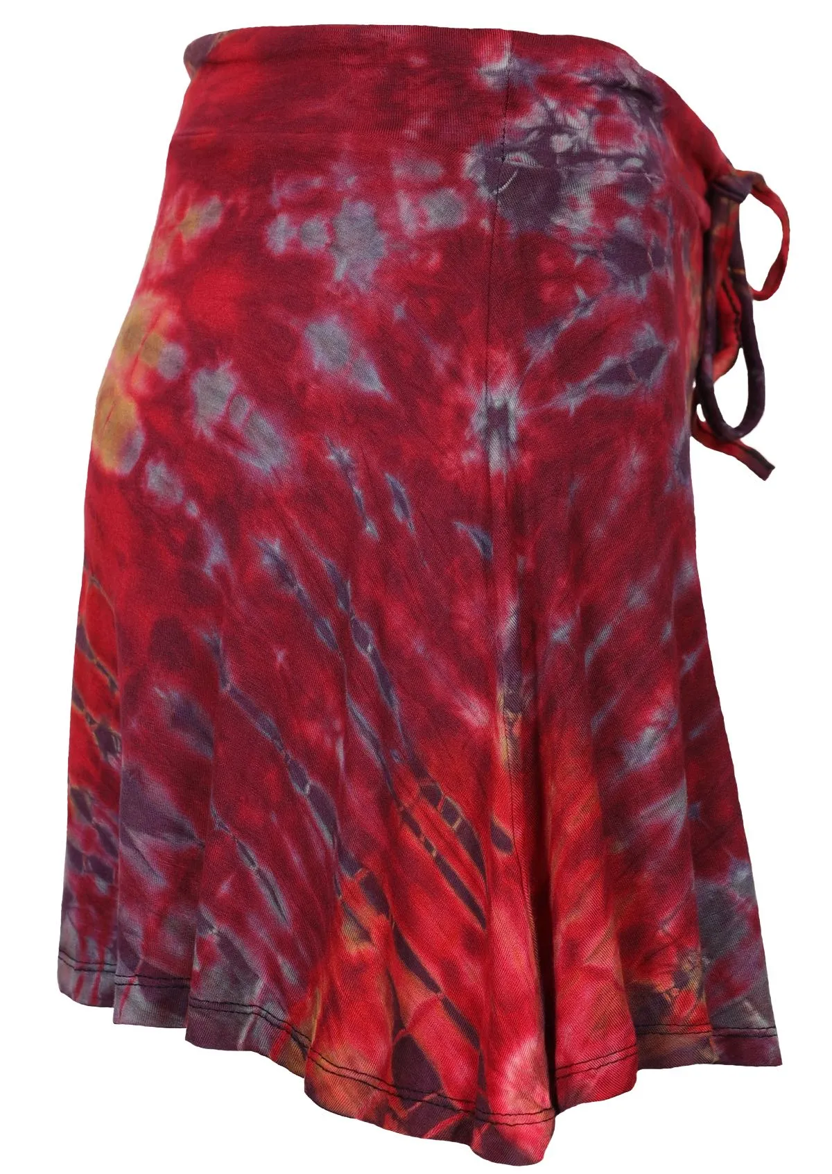 Tie Dye Skirt with Tie-up