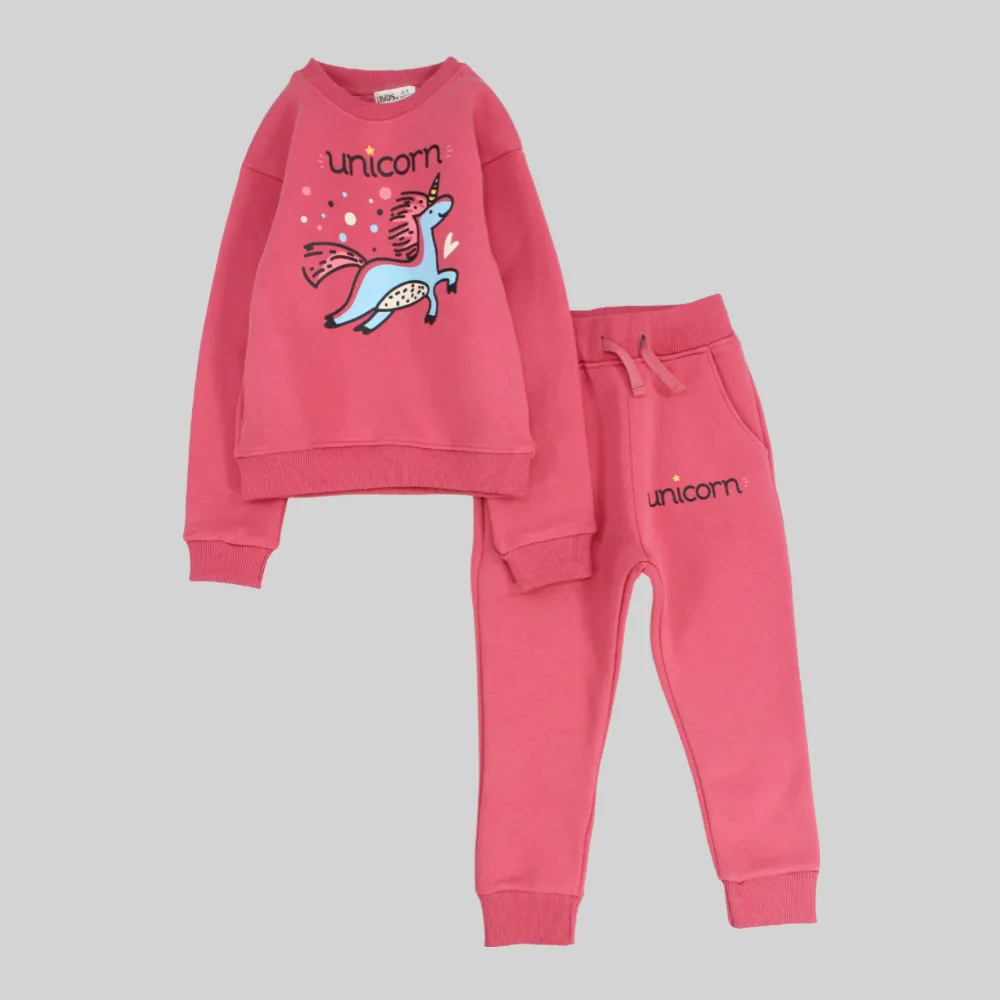 Unicorn Long-Sleeved Fleeced Pajama