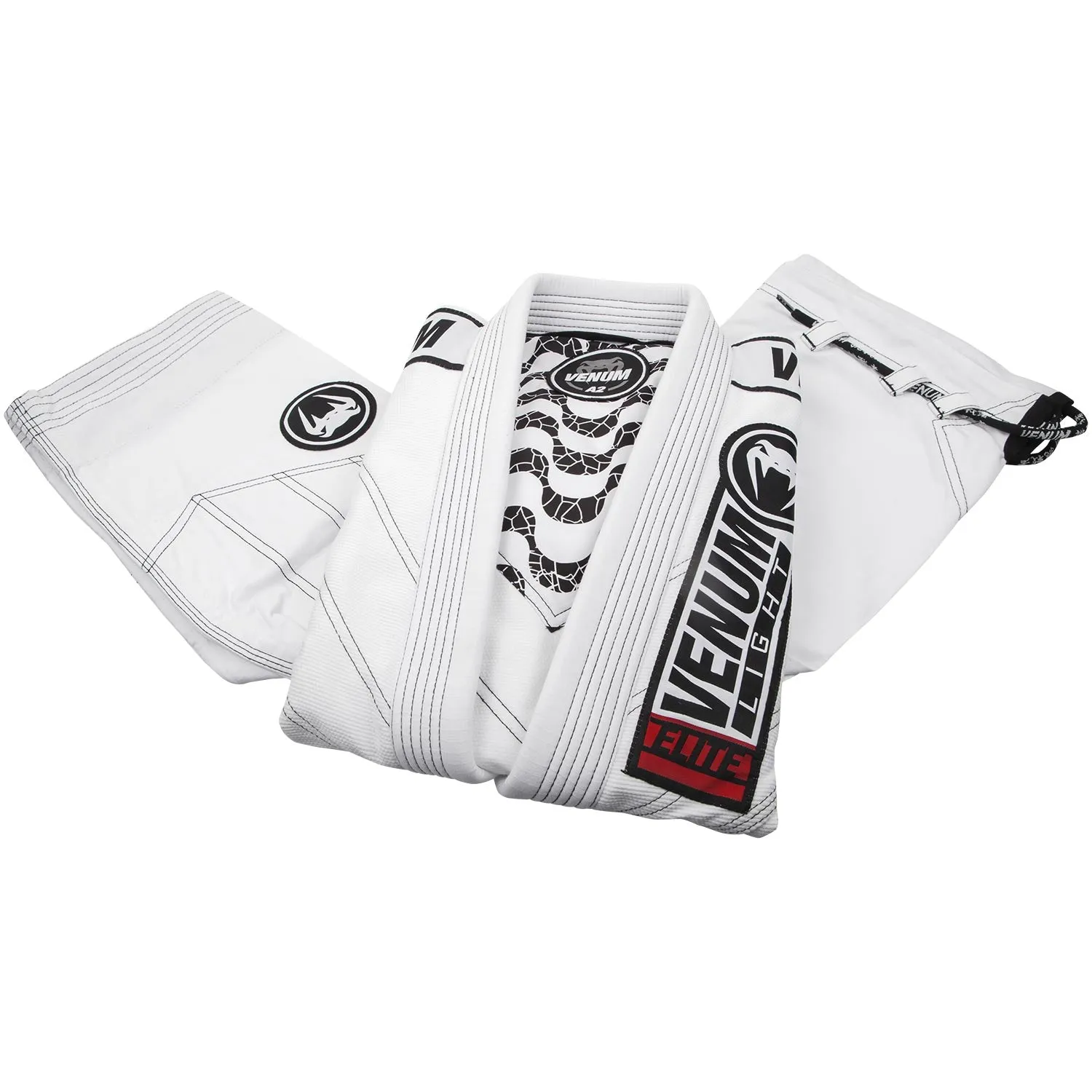 Venum Elite Light 2.0 BJJ Gi - (Bag Included) - White