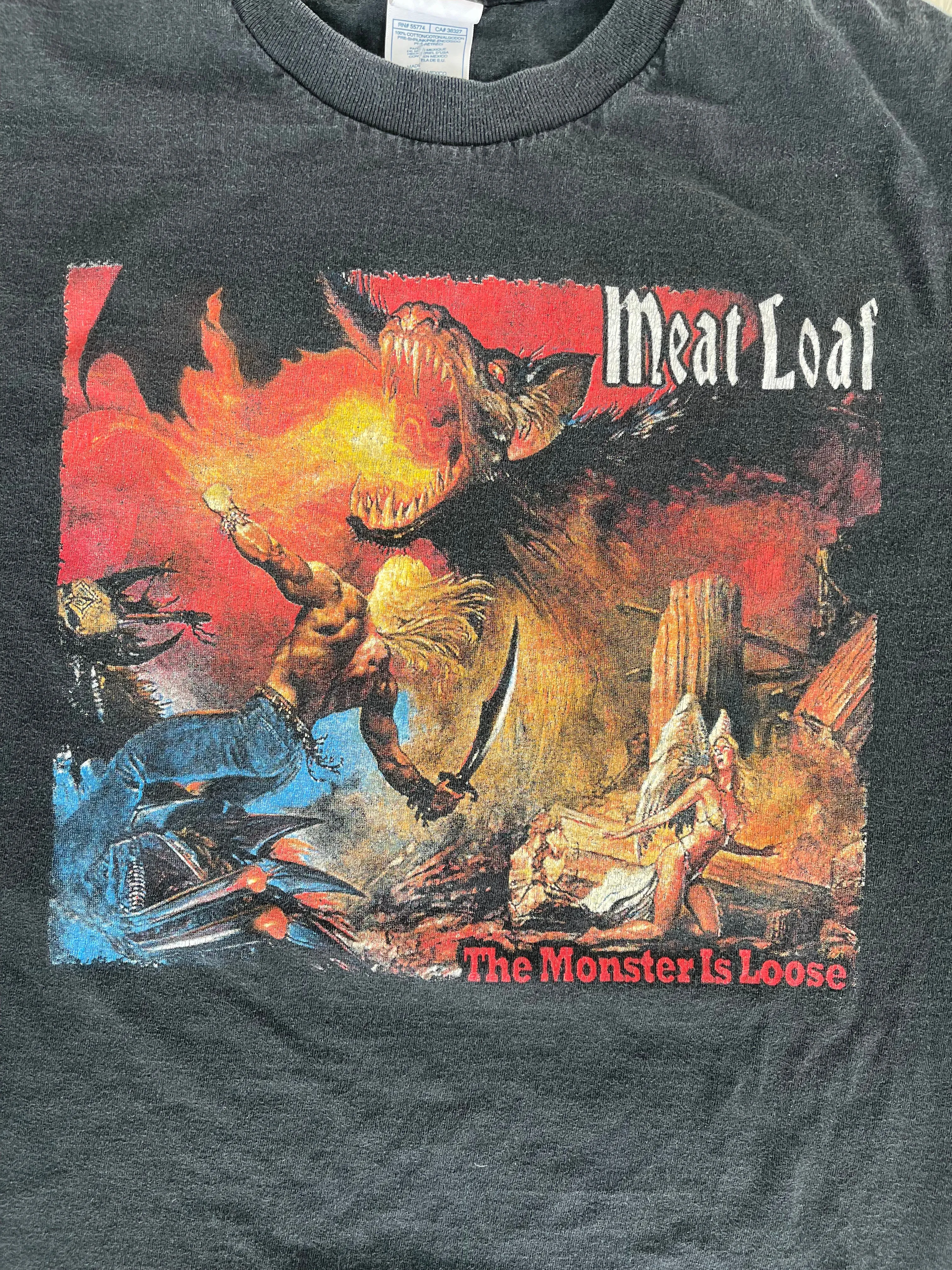 Vintage 2007 Meatloaf The Monster Is Loose Tee XL