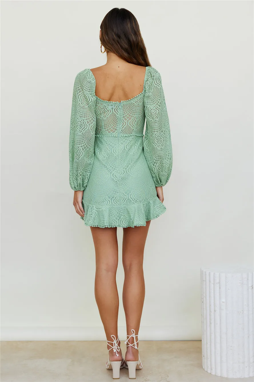 Vivid Emotion Dress Green